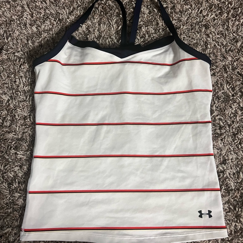 Under armour striped tank